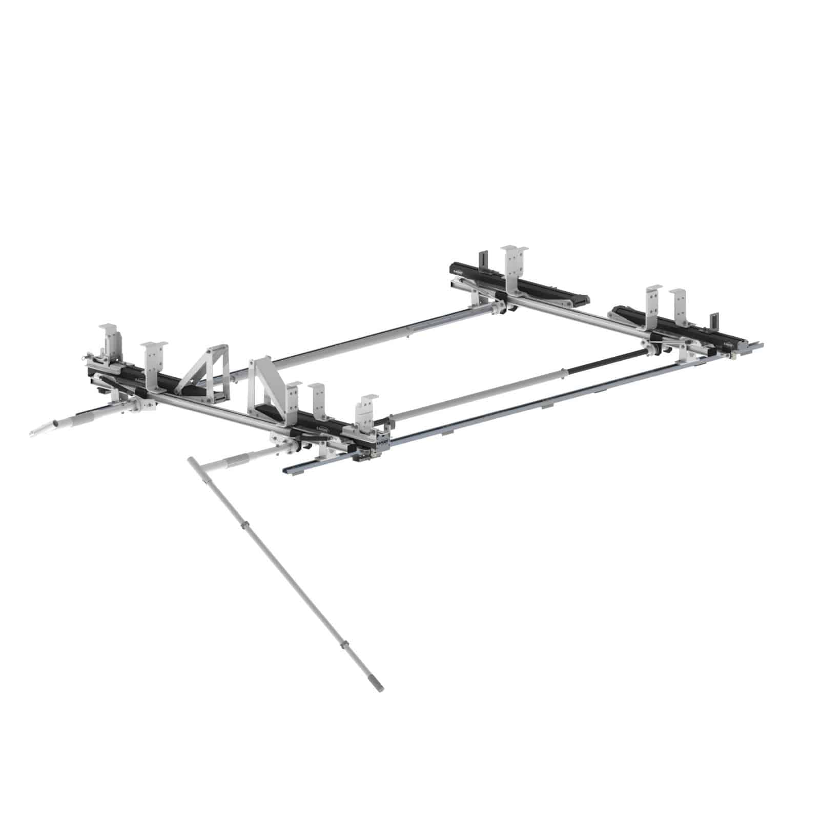 Support d'échelle abaissable Max Rack 2.0 double pour RAM ProMaster empattement long - 1880-PHL