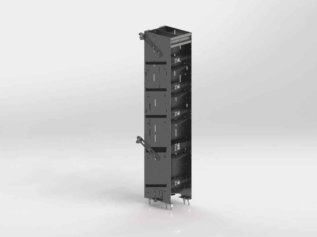 Module à dos droit pour liquide frigorigène