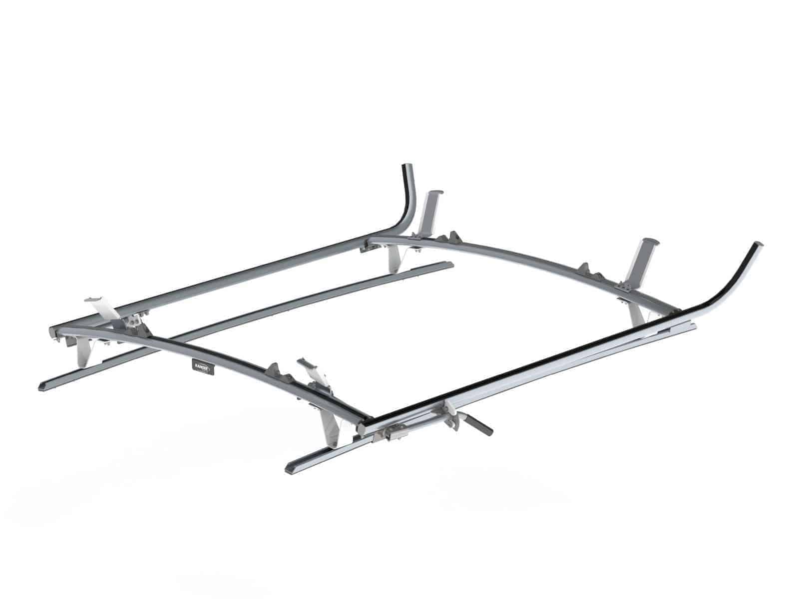 Support d'échelle à fixation double, aluminium, 2 barres, Mercedes Metris