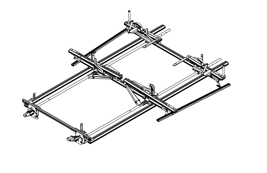 Double articulé pour toit haut
