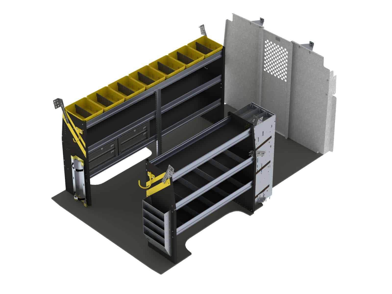 Aménagement de fourgonnette pour CVCA, Nissan NV toit bas - NVL-12