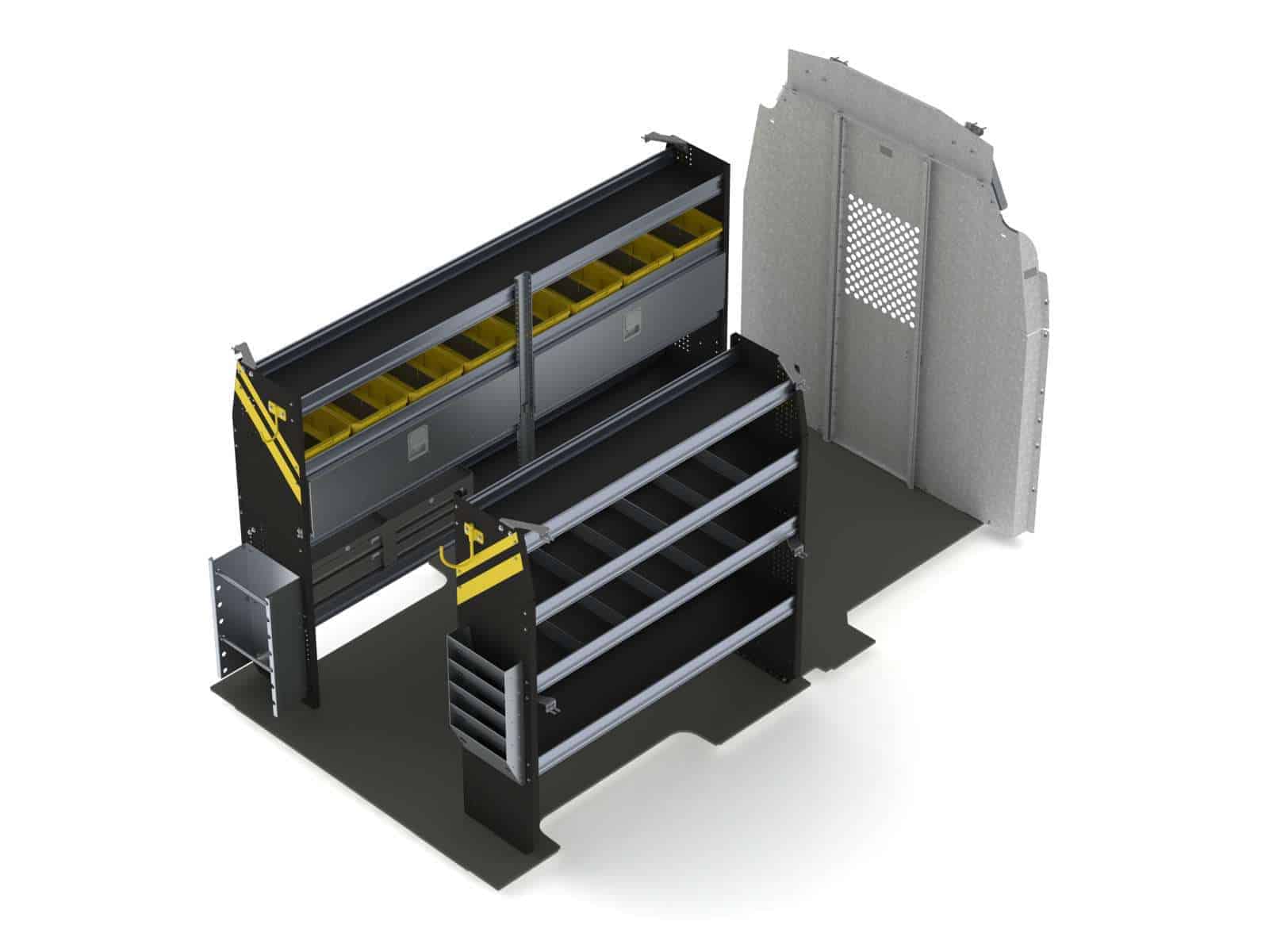 Aménagement de fourgonnette pour électricien, Ford Transit toit haut - FTH-11